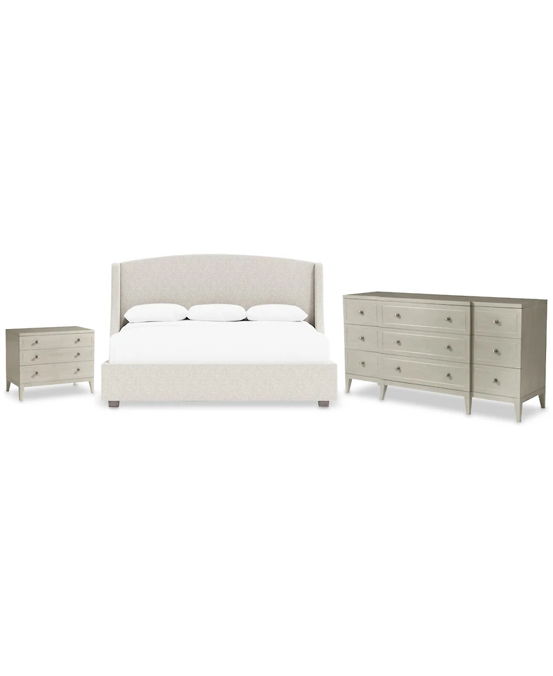 Cornelia 3-Pc. Queen Set (Bed, Dresser & 36" Nightstand)