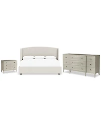 Cornelia 3-Pc. Queen Set (Bed, Dresser & 36" Nightstand)