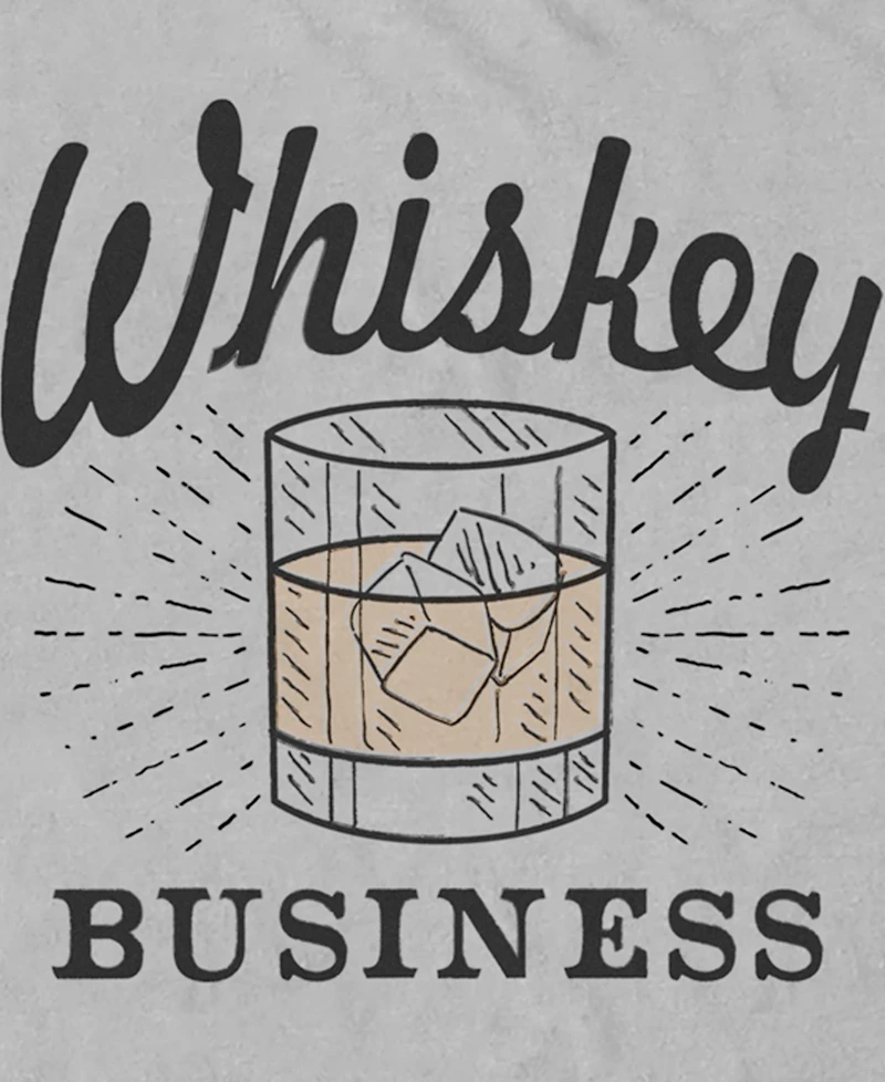Fifth Sun Men's Whiskey Business Short Sleeve T-Shirt