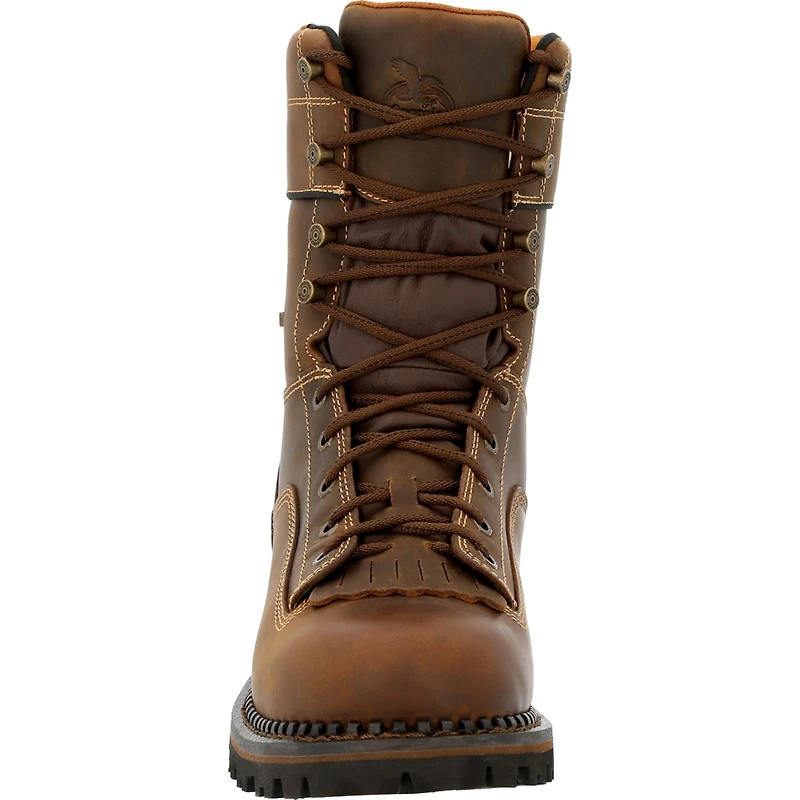 Georgia Boot Men's Amp Lt Low Heel Logger Composite Toe Waterproof Work