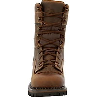 Georgia Boot Men's Amp Lt Low Heel Logger Composite Toe Waterproof Work