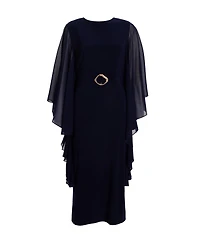 Quiz Women's Chiffon Frill Midi Dress