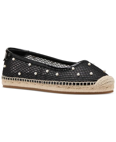 kate spade new york Women's Pearl Fishnet Espadrille Flats