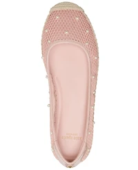 kate spade new york Women's Pearl Fishnet Espadrille Flats