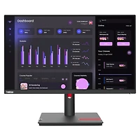 Lenovo ThinkVision T24i-30 23.8" 16:9 Full Hd Ips Wled Lcd Monitor, Raven Black