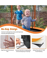 Unique Flower Shape Trampoline with Galvanized Steel Frame