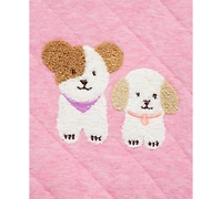 Little Me Baby Girls Cute Pups Sweatshirt & Pants, 2 Piece Set