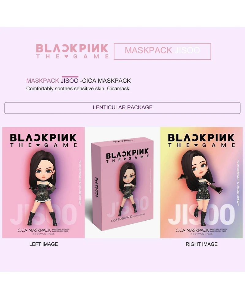 "Blackpink The Game" Maskpack Set