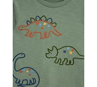 Little Me Baby Boys Dino T-Shirts & Jogger Pants, 3 Piece Set
