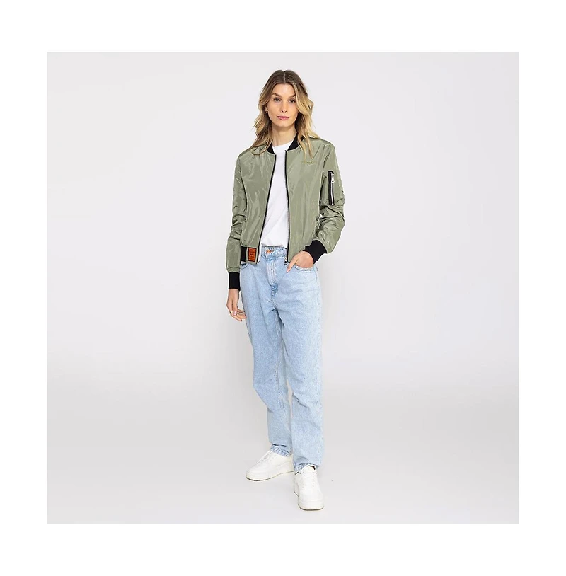 Bombers Original Women's Ma1 Jacket - D.Red