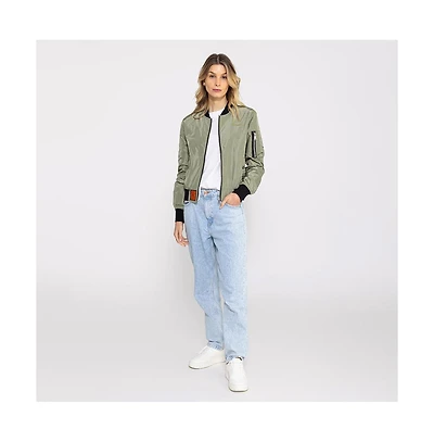 Bombers Original Women's Ma1 Jacket - D.Red