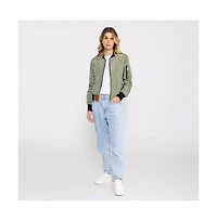 Bombers Original Women's Ma1 Jacket - D.Red