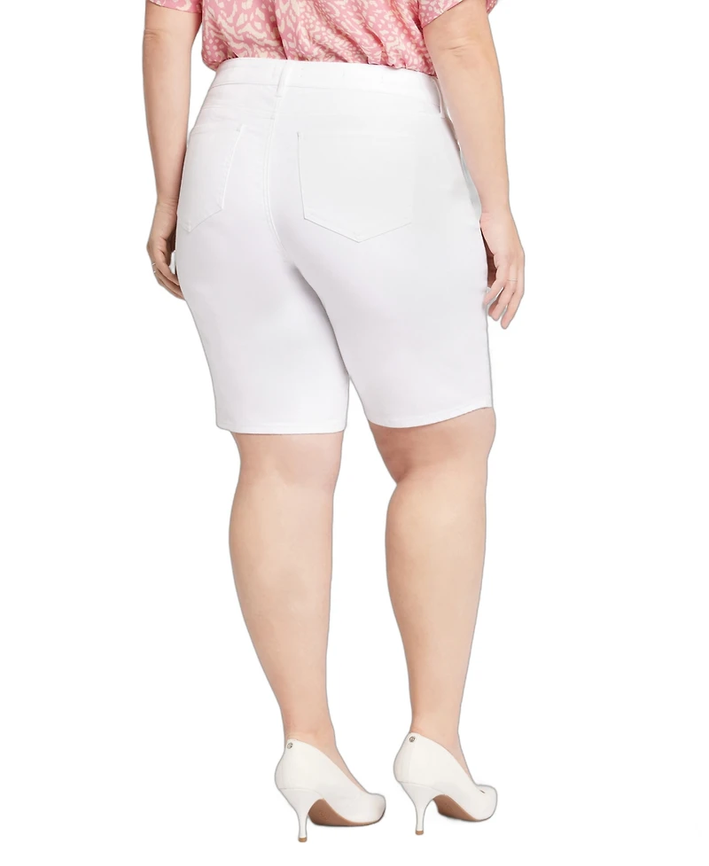 Nydj Plus Briella Denim Shorts