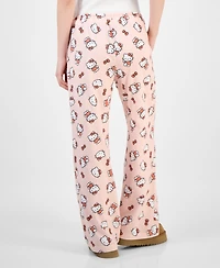 Love Tribe Junior's Hello Kitty Allover-Print Drawstring Pants