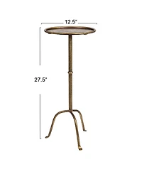 Creative Co-op 12.3" Metal Martini Cocktail Table