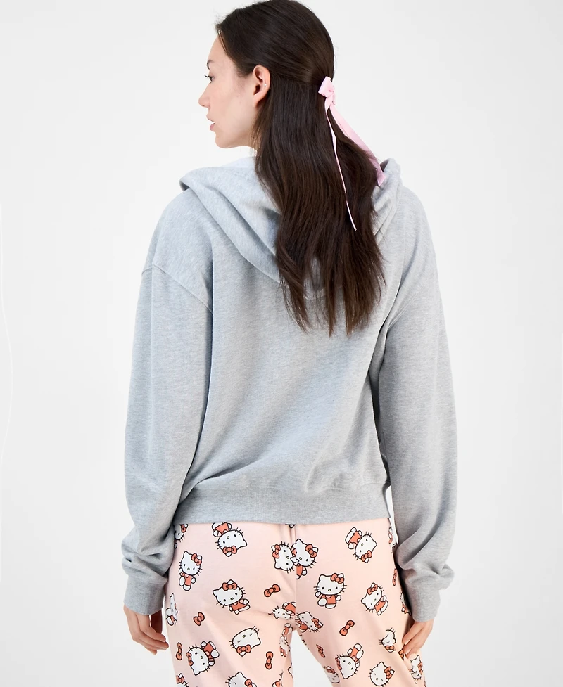 Love Tribe Juniors' Hello Kitty Full-Zip Hoodie