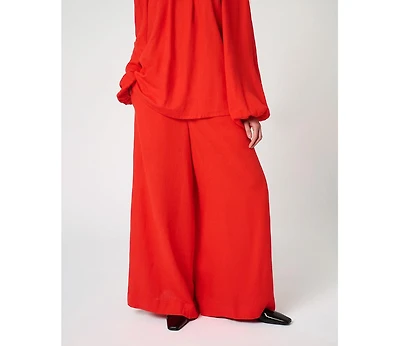 WeWoreWhat Women's Wide Leg Pant