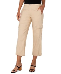 Liverpool Los Angeles Women's Utility Cropped Cargo Pants
