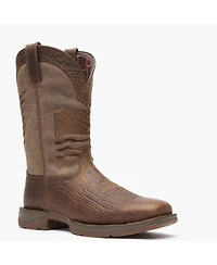 Durango Men's Rebel by Distressed Flag Embroidery Western Boot