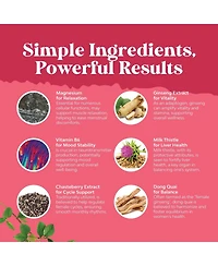 Hormone Balance Gummies for Women | Pms Gummies and Cycle Support Supplements | Vitamin B6, Raspberry Flavor | 120ct