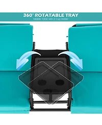 Porch Swing Chair with Adjustable Canopy