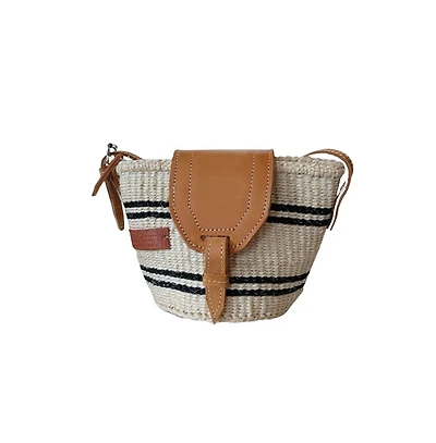 Peace Micro Handmade Sisal Crossbody Bag
