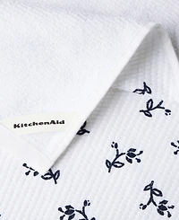 KitchenAid Vintage Florals Collector Series Cotton Kitchen Towels Set, 18" x 28"