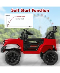 12V Kids Ride on Truck Car with Parental Remote and Music Player