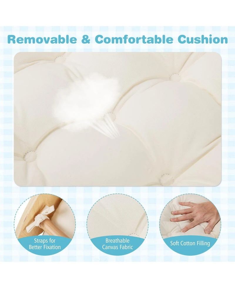 6 in 1 Kids Climbing Arch Playset wIth Removable Cushion and Stoppers