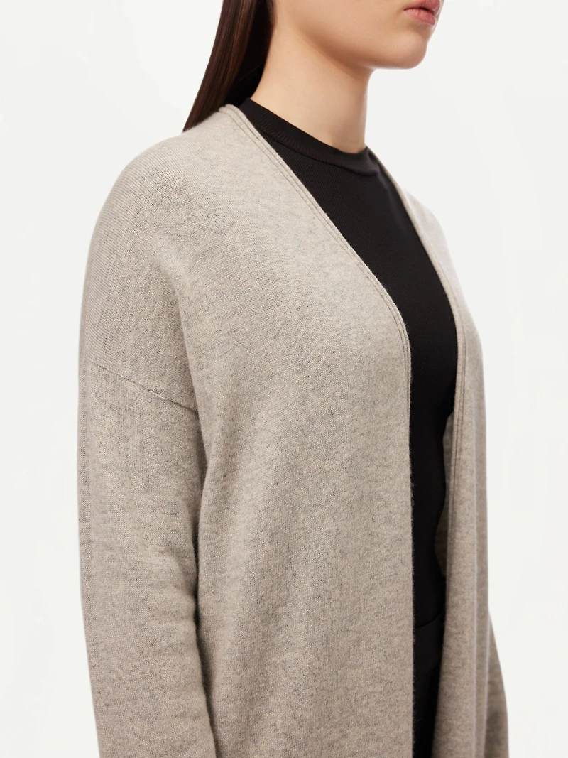 Gobi Cashmere Women's 3D Longline Cardigan