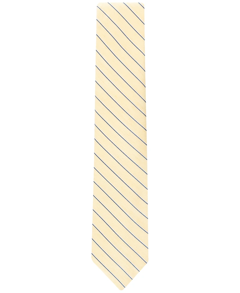 Tommy Hilfiger Men's Merrick Linen Stripe Tie