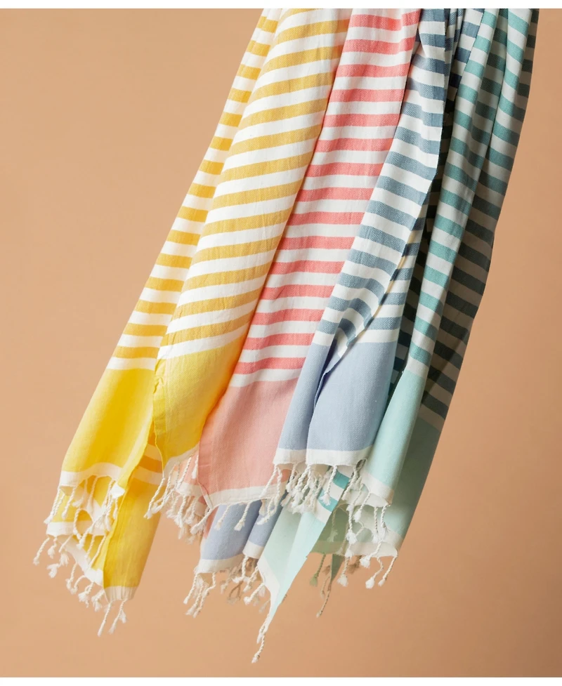 Feelgoodz Artisan Crafted Cotton Turkish Towel Beach Bath Oeko-Tex Certified