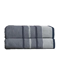 Linery & Co. Luxurious Cotton Decorative 2-Piece Bath Sheet Set