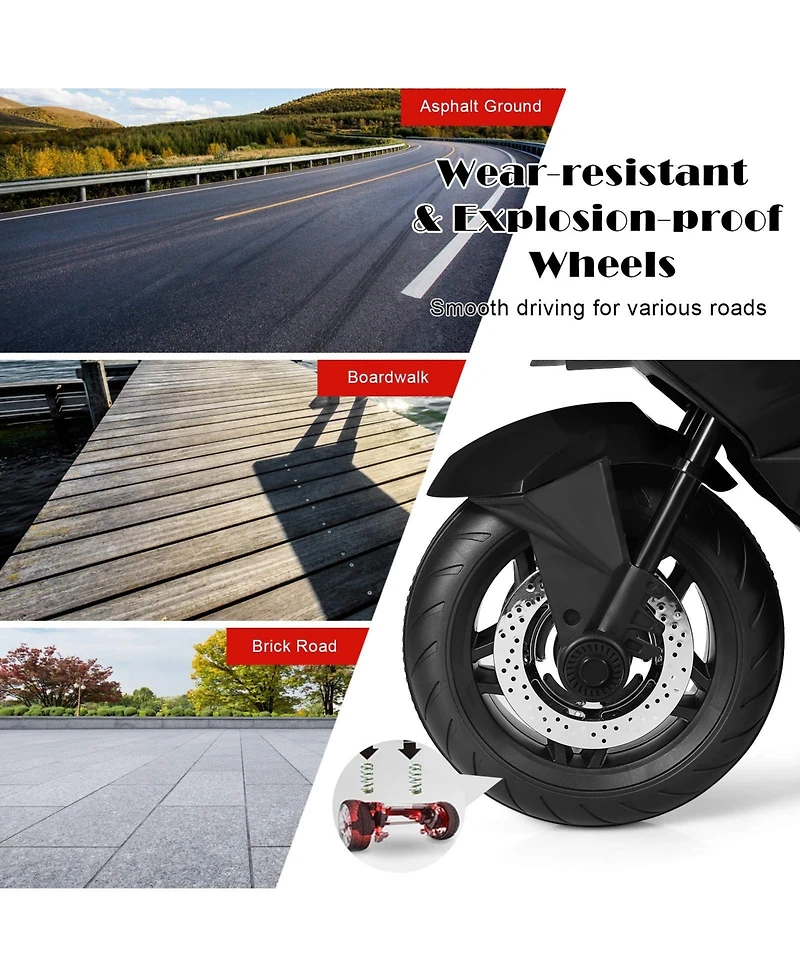 12V Kids Ride On Motorcycle Electric Motor Bike