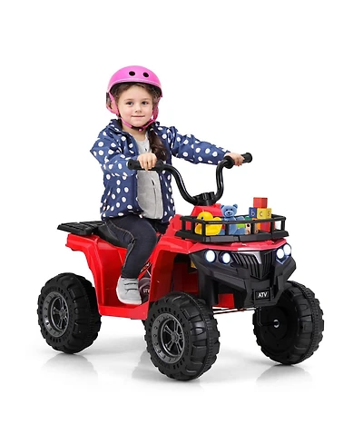 6V Kids Ride On Electric Atv with Led Headlights and MP3 Player
