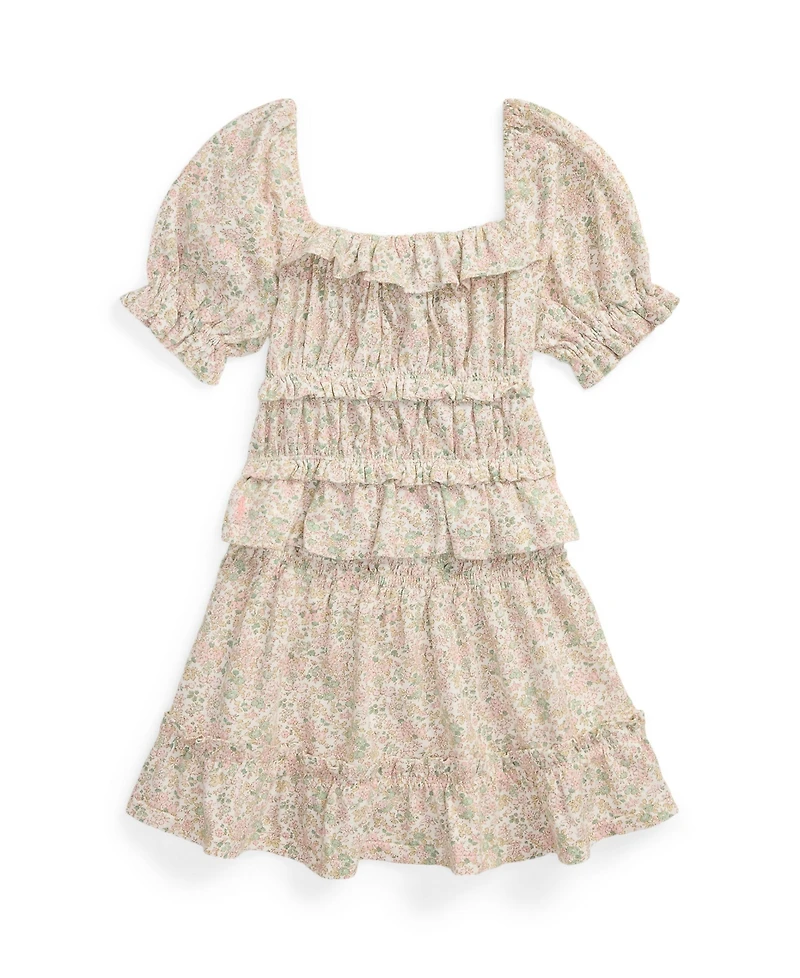 Polo Ralph Lauren Toddler and Little Girls 2-Piece Floral Top Skirt Set