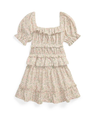 Polo Ralph Lauren Toddler and Little Girls 2-Piece Floral Top Skirt Set