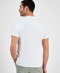 Guess Men's Urban Palm Tree Short Sleeve Crewneck Graphic T-Shirt