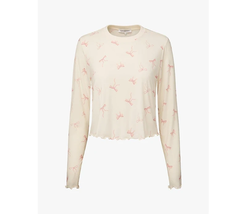 WeWoreWhat Women's Boxy Crewneck Top