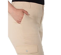 Liverpool Los Angeles Plus Cropped Cargo Pants