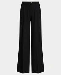 Lauren Ralph Women's Double-Faced Georgette Wide-Leg Pants