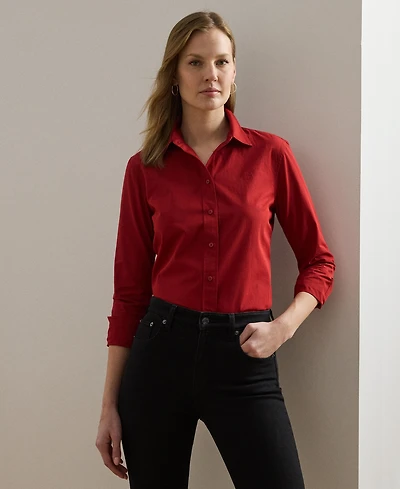 Lauren Ralph Women's Featherweight Cotton Shirt