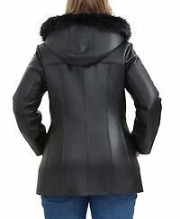 Bgsd Plus Flora Leather Toggle Coat