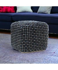 Compact Polyester Ottoman – Lightweight and Easy to Move for Any Space