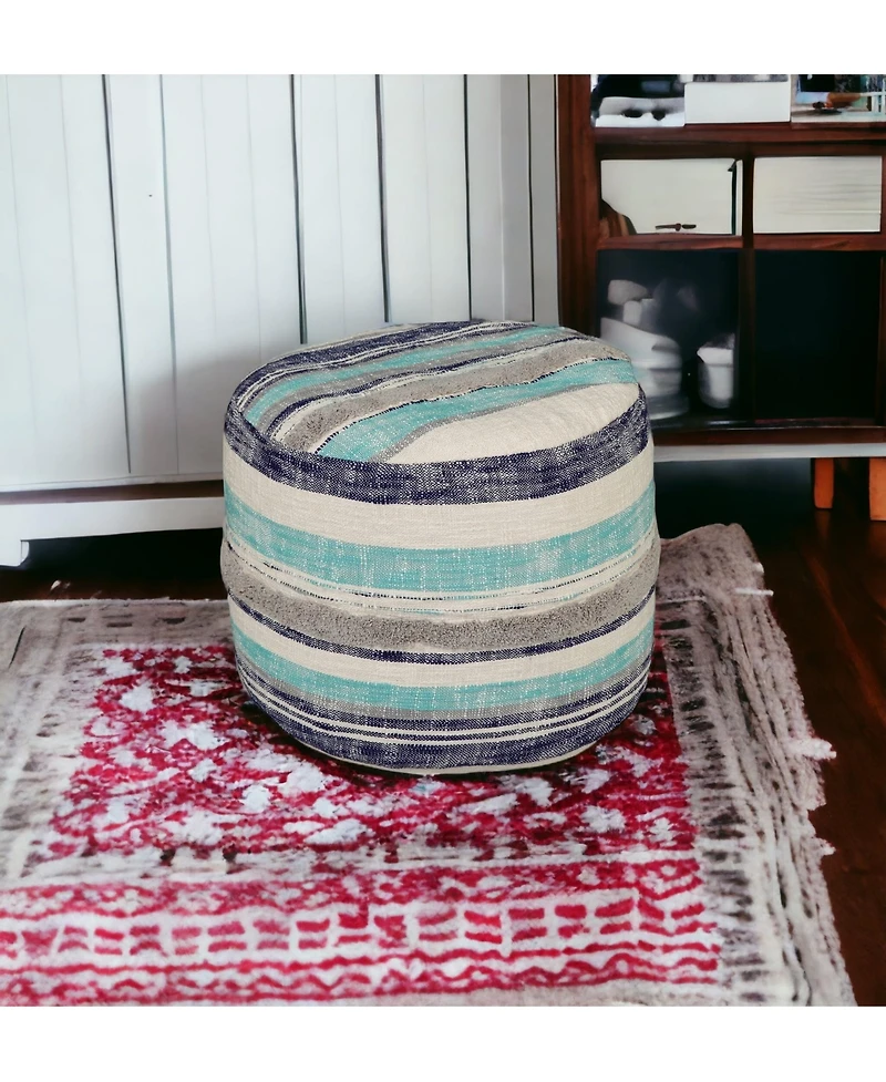 Soft Cotton Ottoman for Footrest Living Room Seating and Cozy Decor