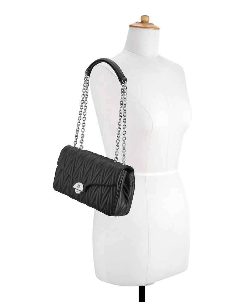 Nine West Jaslee Convertible Chain Flap Crossbody Bag
