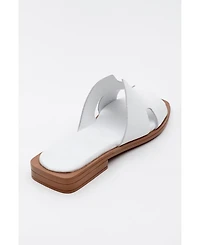 Jez Leather Slide Sandal (Women)