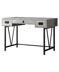 Modern Workstation Desk with 2 Drawers – Ideal for Home Office