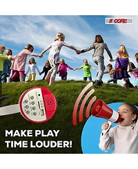 5 Core Megaphone Bullhorn Speaker 30W Mini Bull Horn Rechargeable Cheer Megafono 800 Yards Range Loudspeaker