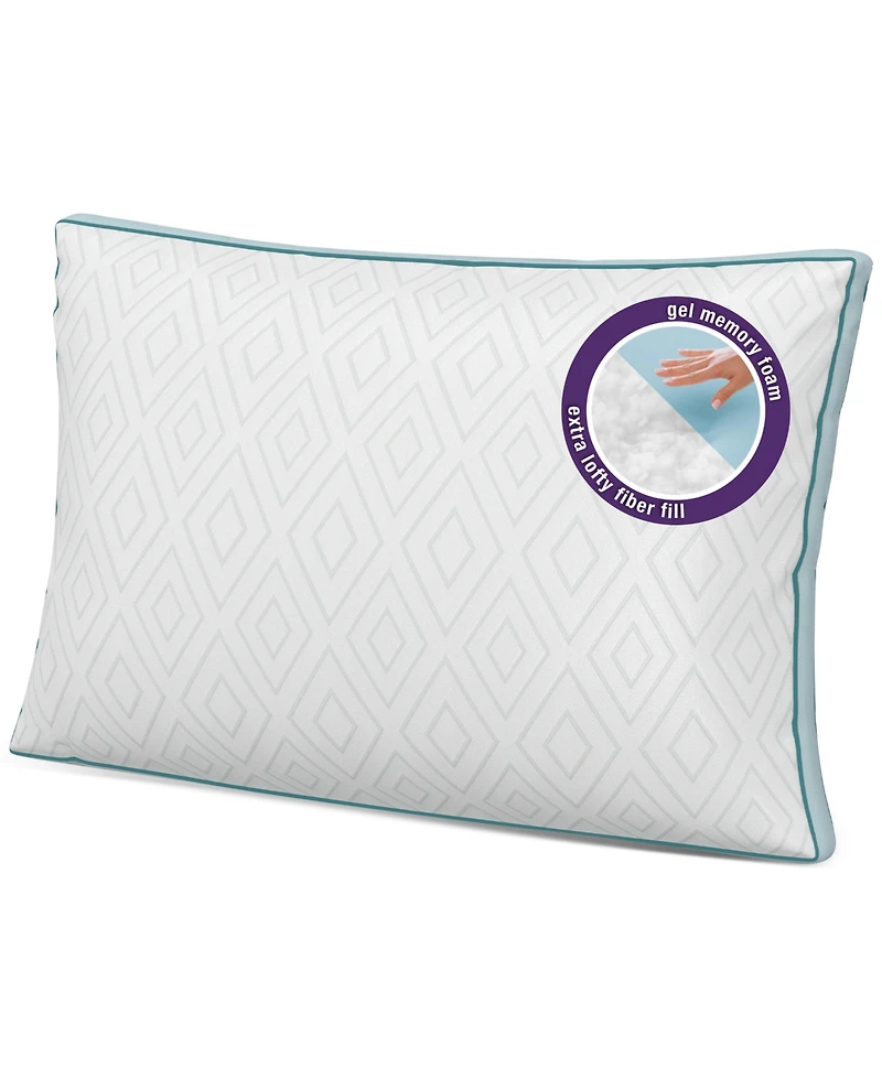 IntelliSLEEP Tailored Rest Cool Change Adjustable Comfort Hybrid Bed Pillow, Standard